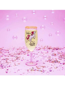 BigMouth Unicorn Farts Champagne Glass