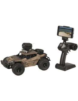 TechBrands 1:16 R/C Car with 720p Mini Camera and VR Goggles
