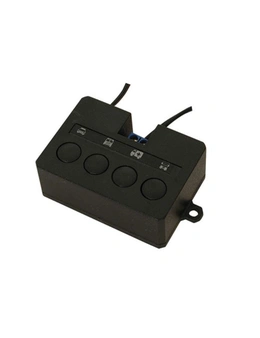TechBrands Piezo Siren w/ Controller (12V 4Tone 125dB)