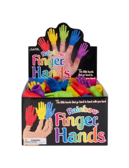 Archie McPhee Rainbow Hand Finger Puppets