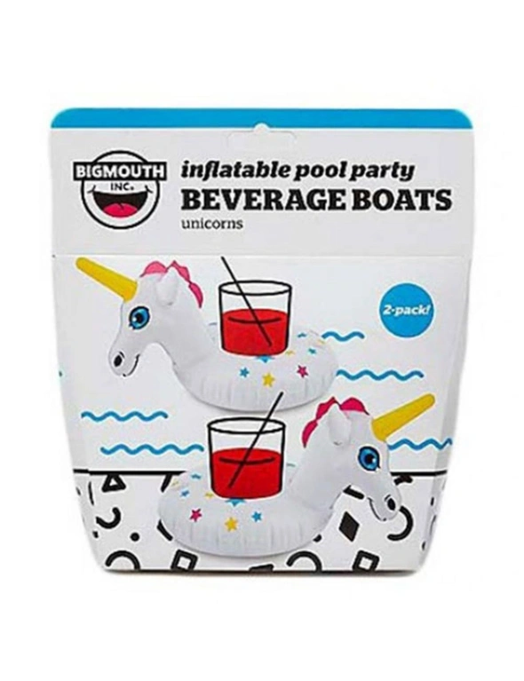 BigMouth Pool Party Beverage Boats - Unicorns, hi-res image number null
