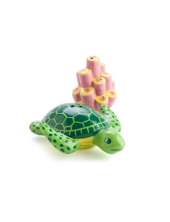 Turtle with Coral Salt & Pepper Set, hi-res image number null