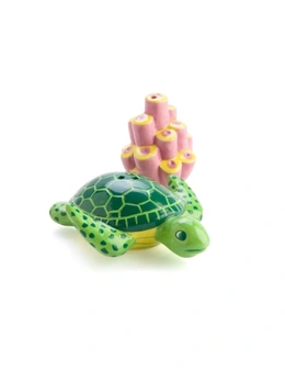 Turtle with Coral Salt & Pepper Set