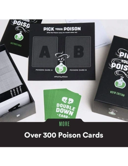 Player 10 Pick Your Poison Card Game NSFW Ed.