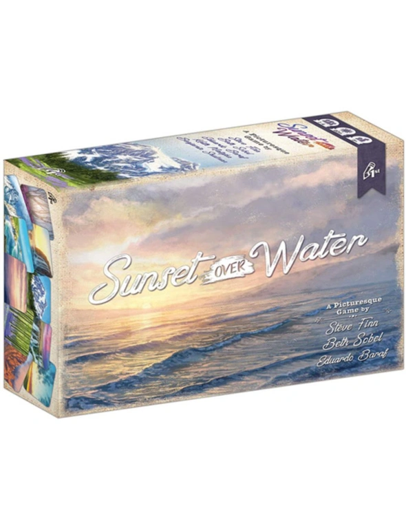 Sunset Over Water Card Game, hi-res image number null