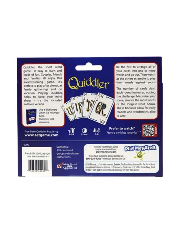 Quiddler Card Game, hi-res image number null