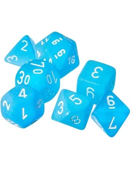 D7 Die Set Dice Frosted Poly (7 Dice)