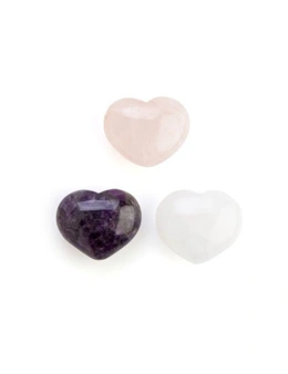 Gemstone Crystal Hearts