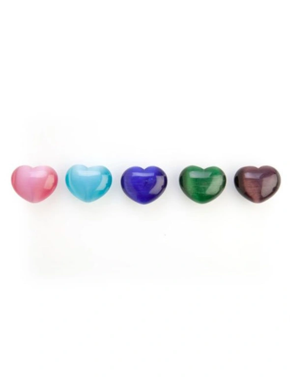 Gemstone Cats-Eye Hearts, hi-res image number null