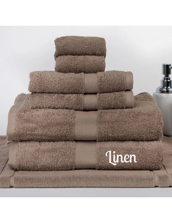 Linen Comfort Brand New 7 Pieces 100% Cotton Bath Sheet Set, hi-res image number null