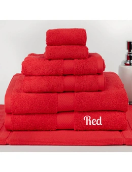 Linen Comfort Brand New 7 Pieces 100% Cotton Bath Towel Set