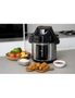Healthy Choice 6L Air Fryer + Pressure Cooker (Silver) Kitchen Appliance, hi-res