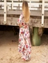 Cotton Maxi Dress| Summer Dress| Boho dress| Gift for her| Long Boho Dress| Women Kimono Wrap Dress| Valentine Mother's Day Christmas| 008, hi-res