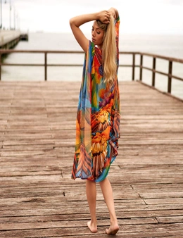 Silk Kaftan,Silk floral print Beach Coverup,Womens Silk Kaftan,Full Length Silk Caftan,Silk Resort Wear For Women,Long Silk Dress, 004