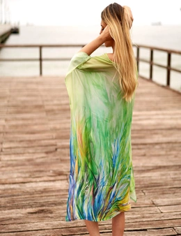 Silk Kaftan,Silk floral print Beach Coverup,Womens Silk Kaftan,Full Length Silk Caftan,Silk Resort Wear For Women,Long Silk Dress, 005