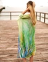 Silk Kaftan,Silk floral print Beach Coverup,Womens Silk Kaftan,Full Length Silk Caftan,Silk Resort Wear For Women,Long Silk Dress, 005, hi-res