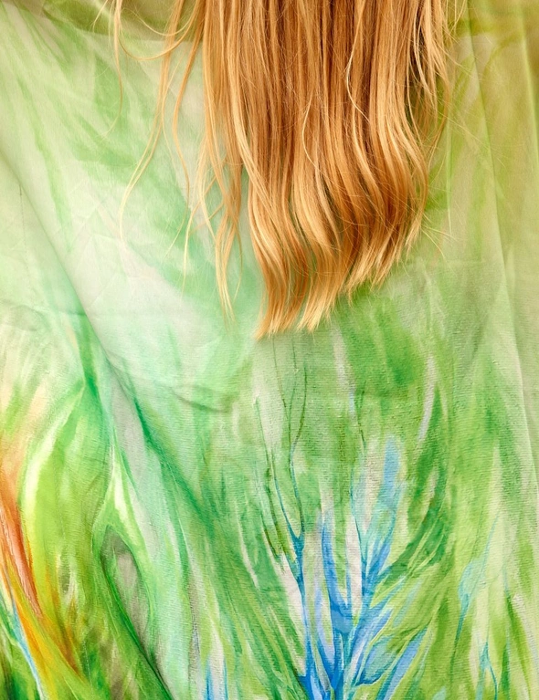 Silk Kaftan,Silk floral print Beach Coverup,Womens Silk Kaftan,Full Length Silk Caftan,Silk Resort Wear For Women,Long Silk Dress, 005, hi-res image number null