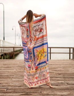 Silk Kaftan,Silk floral print Beach Coverup,Womens Silk Kaftan,Full Length Silk Caftan,Silk Resort Wear For Women,Long Silk Dress, 006