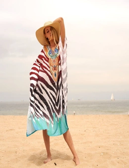 Silk Kaftan,Silk floral print Beach Coverup,Womens Silk Kaftan,Full Length Silk Caftan,Silk Resort Wear For Women,Long Silk Dress, 011