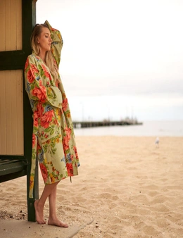 Waffle Linen Robe| Cotton Kimono Robe| Gift for her| Mother's Valentines Chritmas Wedding Bridesmaids Robes| Summer Bathrobe| 004