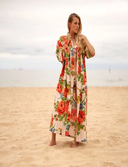 Waffle Linen Robe| Cotton Kimono Robe| Gift for her| Mother's Valentines Chritmas Wedding Bridesmaids Robes| Summer Bathrobe| 005