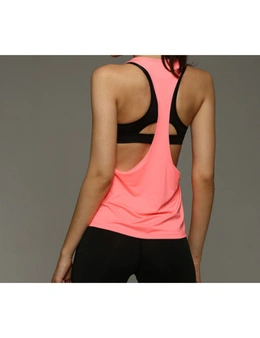SPORX Women's Quick Dry  Yoga Tanks Tops Sleeveless Pink