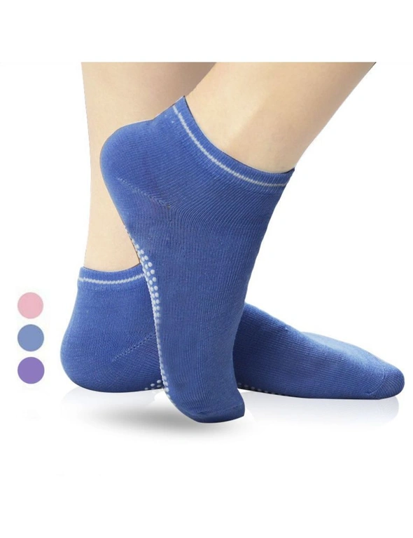 SPORX Non Slip Yoga Socks for Women Blue, hi-res image number null