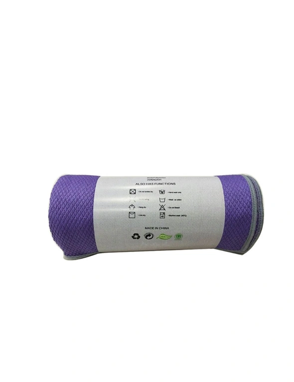 SPORX Yoga mat towel non slip for hot yoga Lilac, hi-res image number null