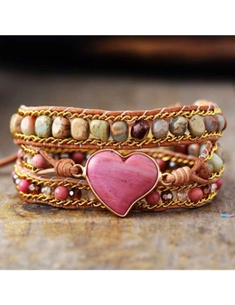 The Essential Living Warehouse Chakra Healing Wrap Bracelet