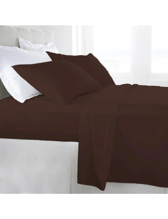 Luxor Chocolate 1000TC Egyptian Cotton Sheet Set, hi-res image number null