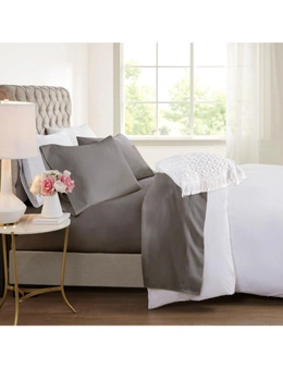 Dreamfields Grey Color 2000TC Cooling Bamboo Sheet Set