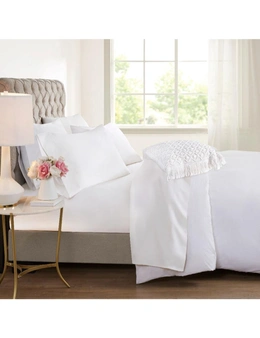 Dreamfields White Color 2000TC Cooling Bamboo Sheet Set