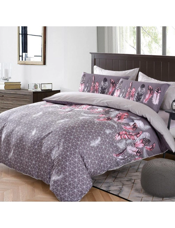 Dreamfields FEATHERS Quilt Doona Duvet Cover Set, hi-res image number null