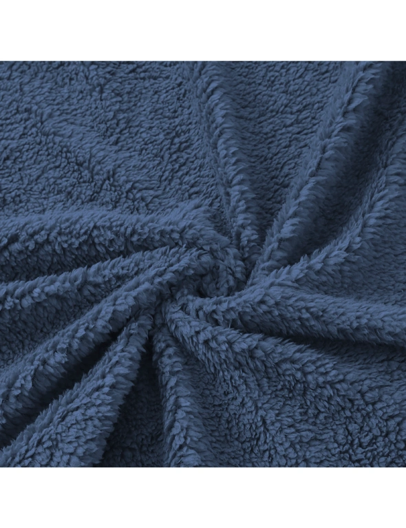 Luxor Teddy Bear Fleece Fitted Sheet + Pillowcase Set( No Flat Sheet), hi-res image number null