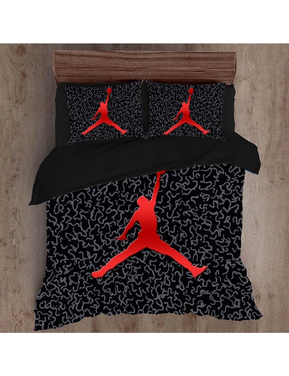Dreamfields Jordan Design Soft Quilt Doona Duvet Cover PIllowcase Set, hi-res image number null