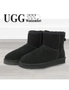 Woolcomfort UGG Classic Mini Boots Premium Australian Sheepskin Black, hi-res