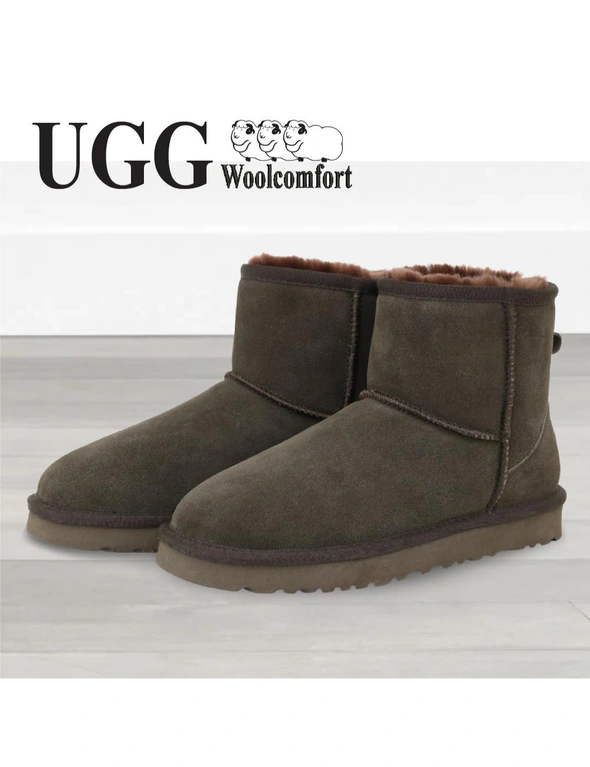Woolcomfort UGG Classic Mini Boots Premium Australian Sheepskin Chocolate, hi-res image number null