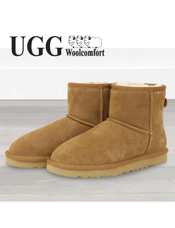 Woolcomfort UGG Classic Mini Boots Premium Australian Sheepskin Chestnut, hi-res image number null