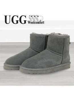 Woolcomfort UGG Classic Mini Boots Premium Australian Sheepskin Grey