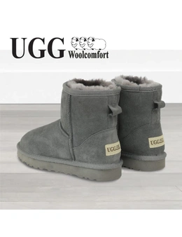 Woolcomfort UGG Classic Mini Boots Premium Australian Sheepskin Grey