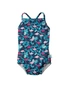 Ruffle Swimsuit with Built-in Reusable Absorbent Swim Diaper-Navy Flamingo, hi-res