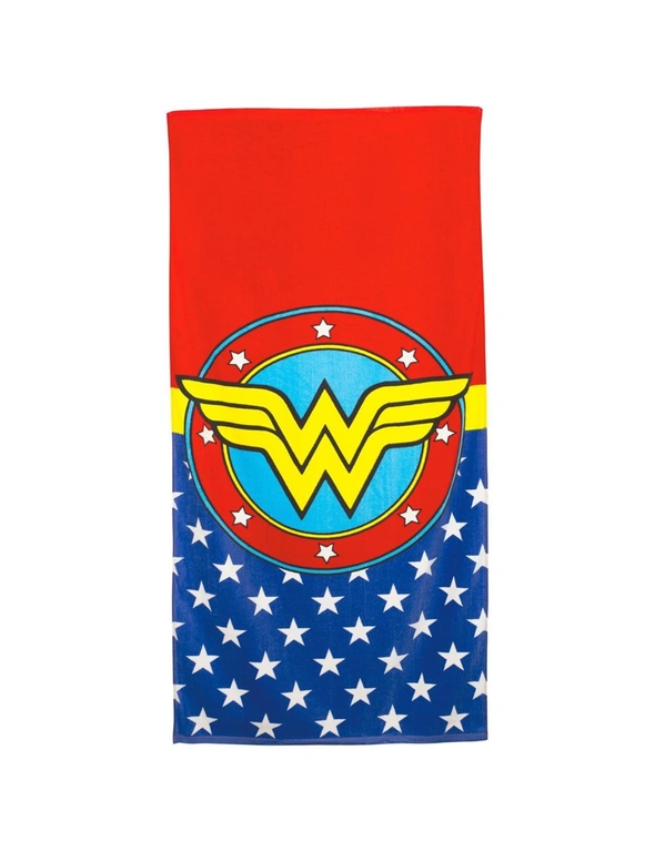 Wonder Woman Symbol 60x30 Beach Towel, hi-res image number null