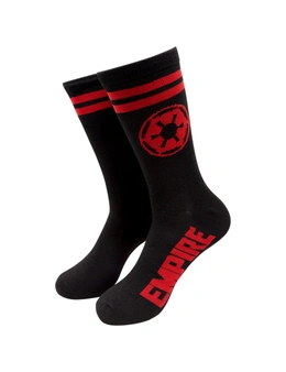 Star Wars Empire Red Symbol Crew Socks
