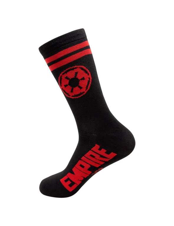Star Wars Empire Red Symbol Crew Socks, hi-res image number null