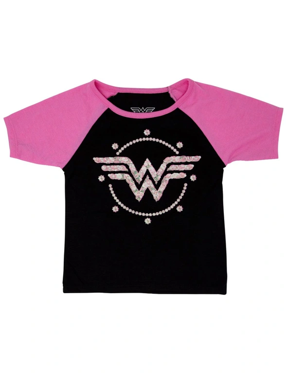 Wonder Woman Kids Bedazzled Symbol T-Shirt, hi-res image number null