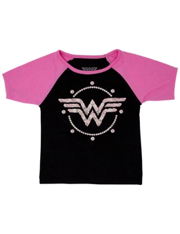 Wonder Woman Kids Bedazzled Symbol T-Shirt