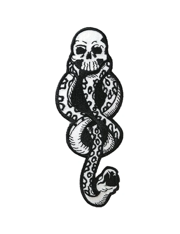 Harry Potter Black And White Death Mark Patch, hi-res image number null
