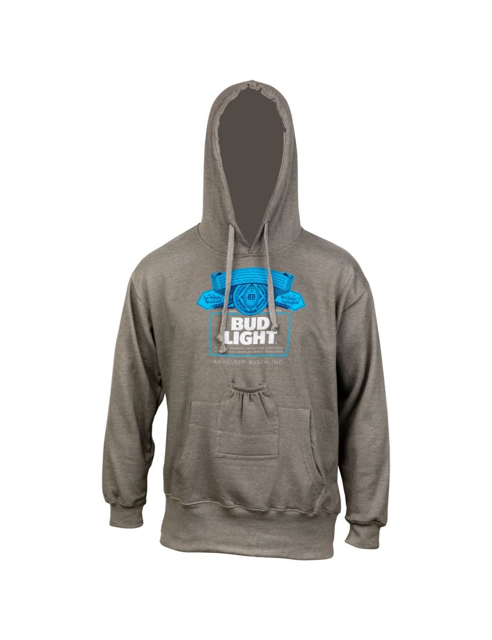 Bud light sweatshirt 2025 with beer pocket