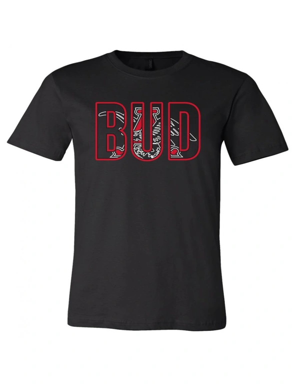 Budweiser Bud Outline Anheuser Eagle Logo T-Shirt, hi-res image number null
