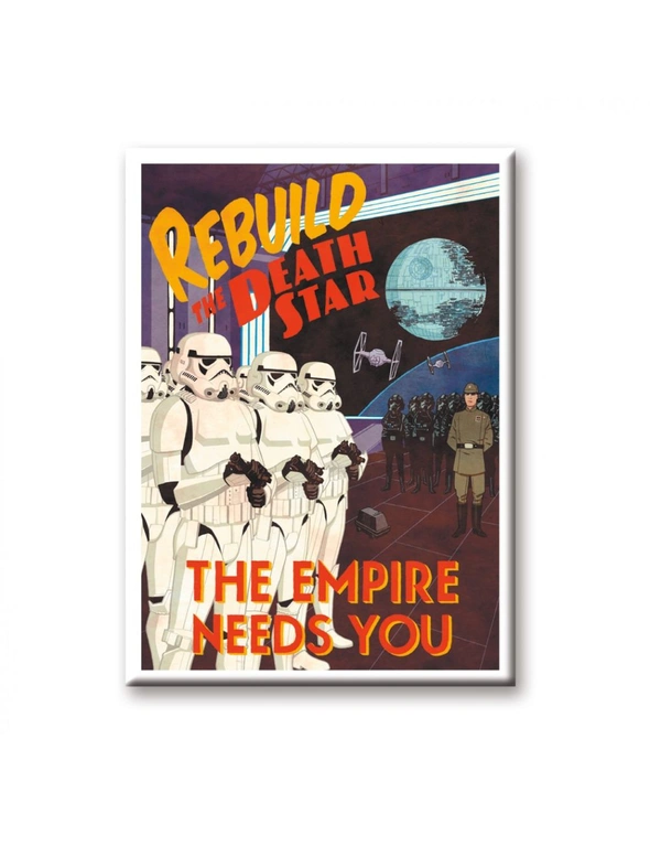 Star Wars Rebuild The Death Star The Empire Needs you Magnet, hi-res image number null
